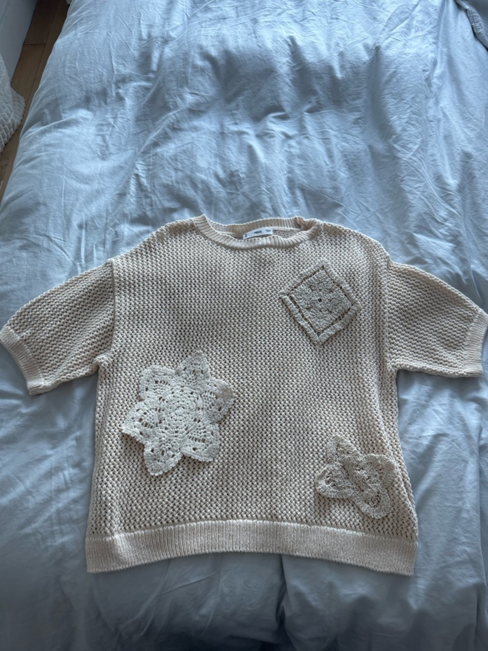 NEVER WORN Mango Crochet Top